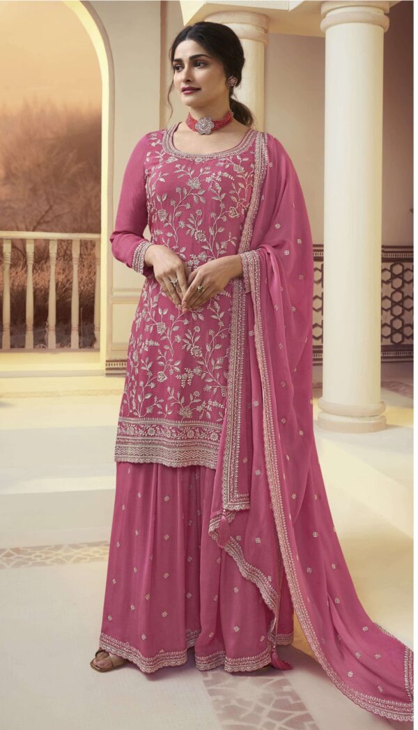 Shop Stunning Embellished Chinon Salwar Kameez At Attractive Designs, This Collection Is Perfect For Wedding Wear