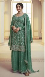 Shop Stunning Embellished Chinon Salwar Kameez At Attractive Designs, This Collection Is Perfect For Wedding Wear