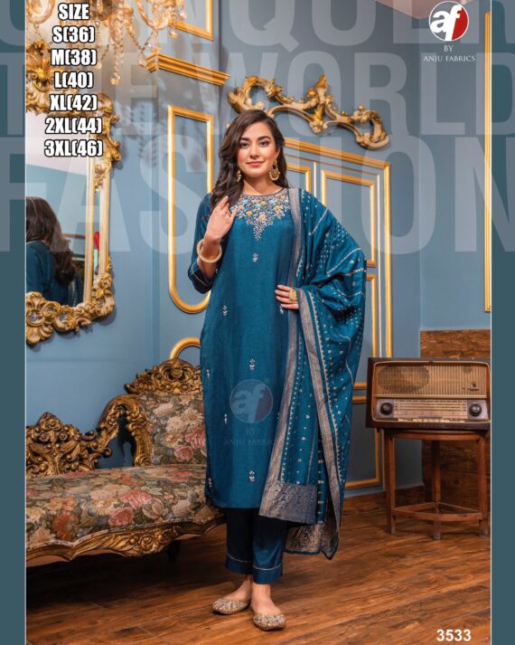 Elevate Your Ethnic Wear With Our Stylish And Beautiful Dola Silk Salwar Kameez With Jacquard Dupatta, Perfect For Any Occasion