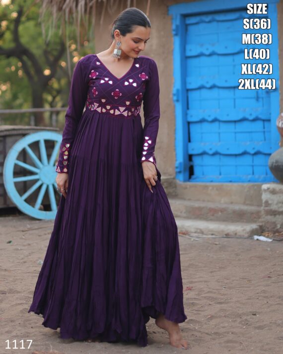 Full Flared Gowns For Your Next Festival Buy Now, Available New Trendy Collection For Navratri