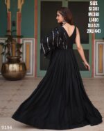 Ready To Wear The Indian Style Rayon Gowns In Raas Garba In Navratri Wear