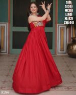 Ready To Wear The Indian Style Rayon Gowns In Raas Garba In Navratri Wear