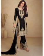 Introducing Exclusive Collection, Embroidery Chinon Salwar Kameez Suit Can Be Wear As Both Festival And Other Occasions