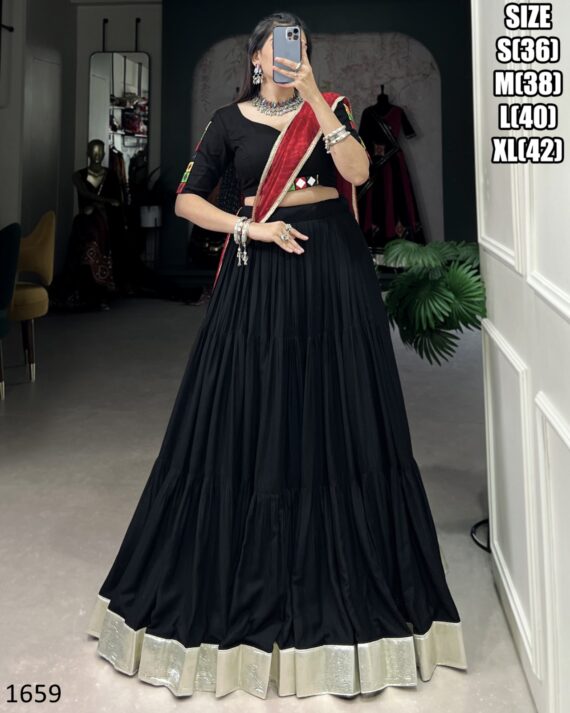 Irresistible Different Colours With Different Designs Of Lehenga Choli In Navratri Collection 2024