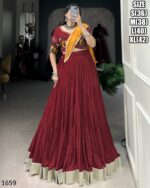 Irresistible Different Colours With Different Designs Of Lehenga Choli In Navratri Collection 2024