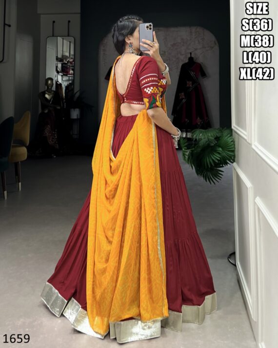 Irresistible Different Colours With Different Designs Of Lehenga Choli In Navratri Collection 2024