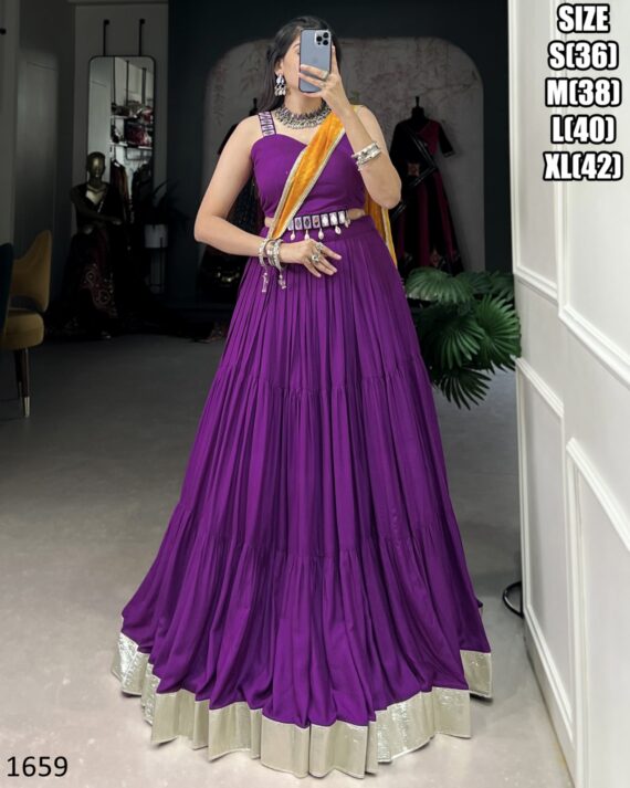 Irresistible Different Colours With Different Designs Of Lehenga Choli In Navratri Collection 2024