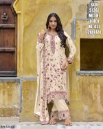 Women's Semi Pure Chinon Readymade Kurti With Stitch Santoon Salwar And Pure Chinon Dupatta