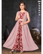 Presents This Stunning Beautiful Digital Printed Ethnic Wear Kids Girl's Three Piece Indo Western Shrug Set Collection