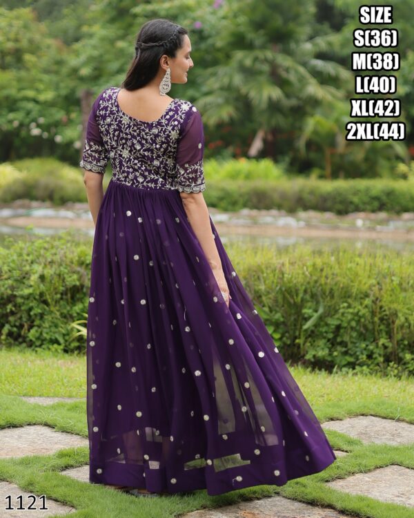 Our Newly Updated For Women's Indian Faux Blooming Stylish Gown Dress For Wedding And Parties