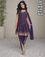 This Modern Fashionable Salwar Suits Is Available With Embroidery Works And Fabric like Real Premium Silk