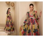 Introducing Our Latest Stitched Georgette Flared Gown In A Variety Of Styles And Designs