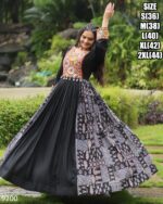 Special Navratri Season Traditional Kutchi Gamthi Work Rayon Indian Gowns