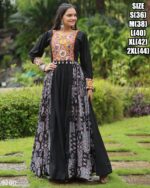 Special Navratri Season Traditional Kutchi Gamthi Work Rayon Indian Gowns
