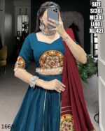 Introducing Our Beautiful Gamthi Patch Work Cotton Lehenga Choli Collection To Wear In Navratri Raas Garba