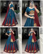 Introducing Our Beautiful Gamthi Patch Work Cotton Lehenga Choli Collection To Wear In Navratri Raas Garba