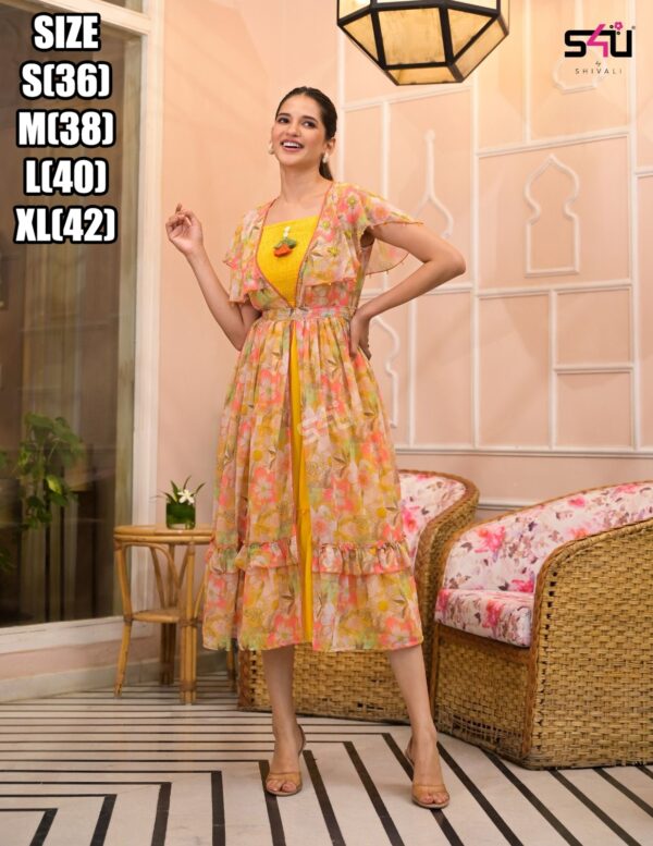 Our New Casual Dresses In Collection These Very Comfortable Sheer Printed Jackets With Perfectly Fit Midis