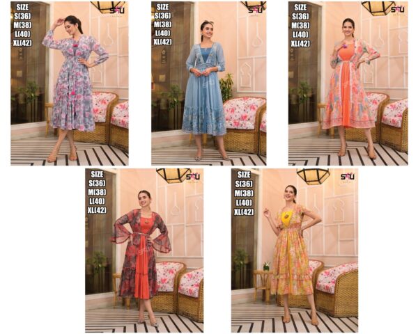 Our New Casual Dresses In Collection These Very Comfortable Sheer Printed Jackets With Perfectly Fit Midis