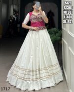 Bandhej Print And Kuchhi Work Blouses With Different Colours Of Cotton Lehengas For Navratri 2024