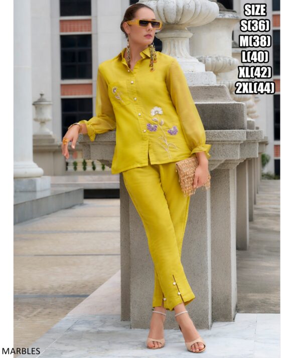 Viscose Organza Pure Handwork Stitched Premium Co-ord Set Collection, Perfect Casual Dresses For Women