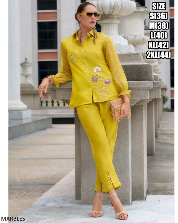 Viscose Organza Pure Handwork Stitched Premium Co-ord Set Collection, Perfect Casual Dresses For Women