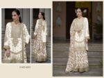 Indian And Pakistani Women's Chinon Sharara Salwar Kameez Suits Can Be Worn In Wedding