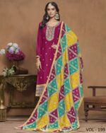 Available In Heavy Embroidery Designer Un-Stitch Salwar Suits In Different Colours