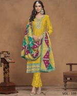 Available In Heavy Embroidery Designer Un-Stitch Salwar Suits In Different Colours