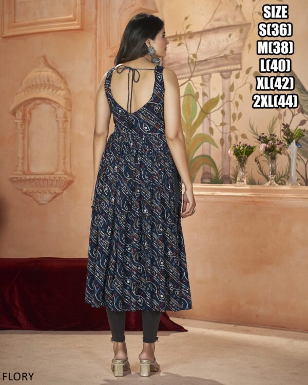 New Launching Navratri Special Beautiful Embroidery Work Rayon Kurti Collection 2024