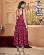 New Launching Navratri Special Beautiful Embroidery Work Rayon Kurti Collection 2024