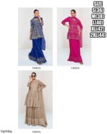 Latest Designer Party Wear Real Georgette Plazo Suit For Women By Ethnicrang