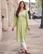 We Are Launching The Best Lakhnawi Work Kurti Sets Premium Collection For Women