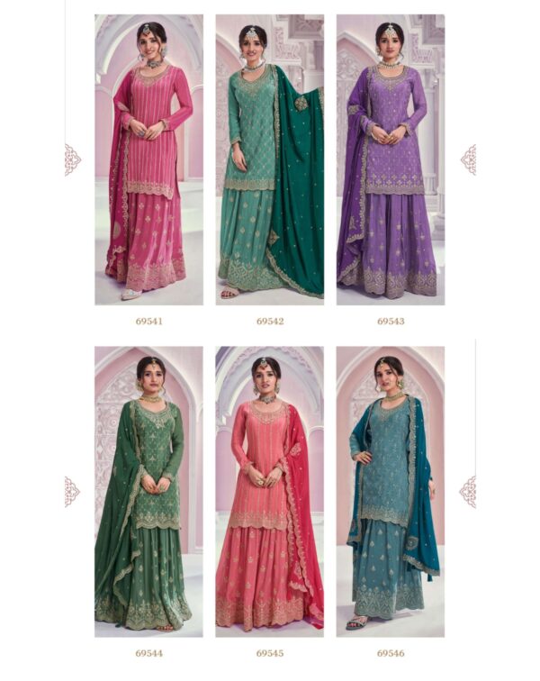Exquisite Chinon Salwar Kameez Trendy And Latest Designed To Make Women Feel Stylish
