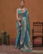 Buy Un-Stitch Handloom Weaving Silk Sarees Collection To Wear In Weddings