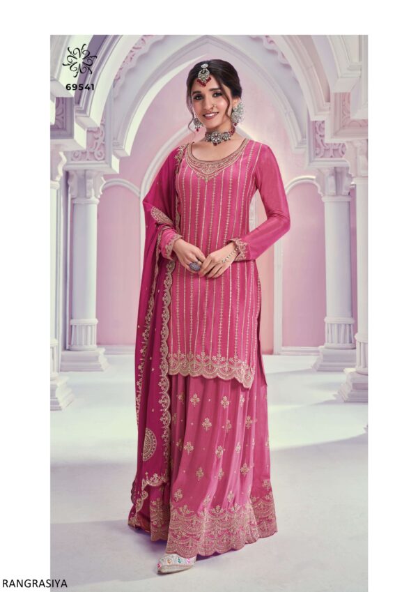 Exquisite Chinon Salwar Kameez Trendy And Latest Designed To Make Women Feel Stylish