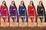 A Traditional Look With A Modern Women's Dhoti Style Salwar Suits For This Wedding Season 2024