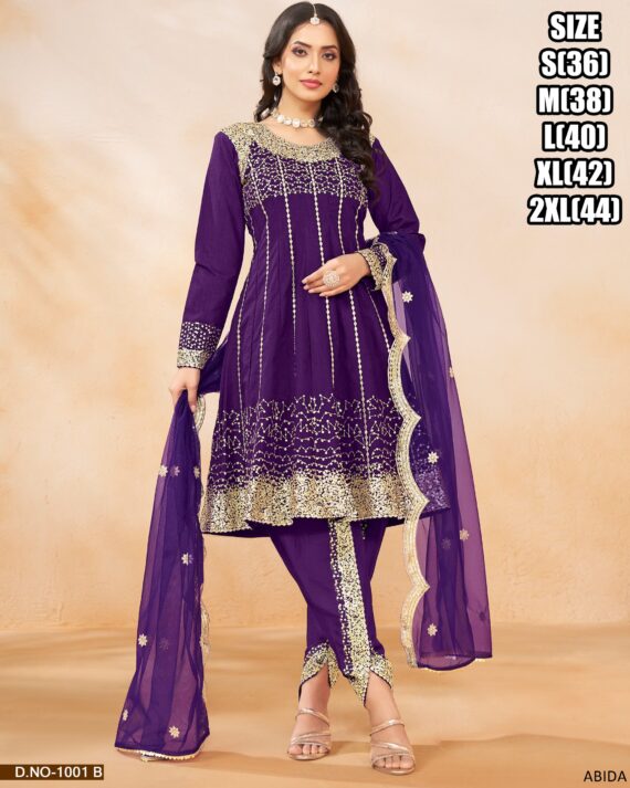 A Traditional Look With A Modern Women's Dhoti Style Salwar Suits For This Wedding Season 2024