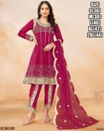 A Traditional Look With A Modern Women's Dhoti Style Salwar Suits For This Wedding Season 2024