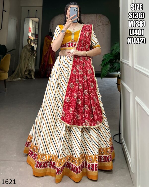 Shop Our Stylish And Elegant Designs Pure Cotton Lehenga Choli Sets In Navratri Collection
