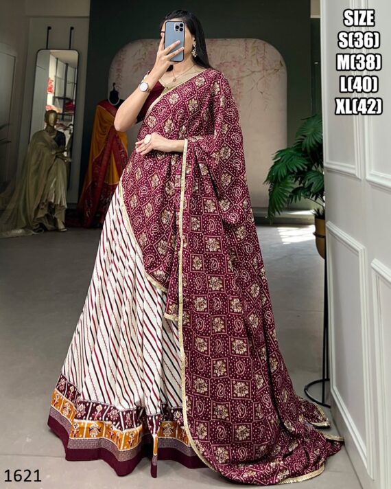 Shop Our Stylish And Elegant Designs Pure Cotton Lehenga Choli Sets In Navratri Collection