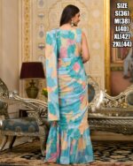 In Modern Styles Party Wear Designer Ready To Wear Sarees With Different Colours And Designs