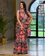 In Modern Styles Party Wear Designer Ready To Wear Sarees With Different Colours And Designs