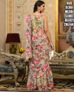 In Modern Styles Party Wear Designer Ready To Wear Sarees With Different Colours And Designs