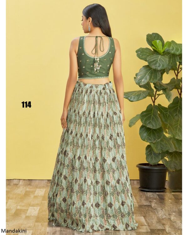 Beautiful Party Wear Embroidery Semi Stitched Different Colours Of Lehenga Choli For Women's By Ethnicrang