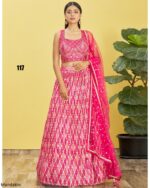 Beautiful Party Wear Embroidery Semi Stitched Different Colours Of Lehenga Choli For Women's By Ethnicrang
