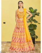 Beautiful Party Wear Embroidery Semi Stitched Different Colours Of Lehenga Choli For Women's By Ethnicrang