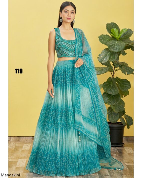 Beautiful Party Wear Embroidery Semi Stitched Different Colours Of Lehenga Choli For Women's By Ethnicrang