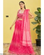Beautiful Party Wear Embroidery Semi Stitched Different Colours Of Lehenga Choli For Women's By Ethnicrang