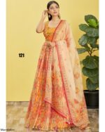 Beautiful Party Wear Embroidery Semi Stitched Different Colours Of Lehenga Choli For Women's By Ethnicrang