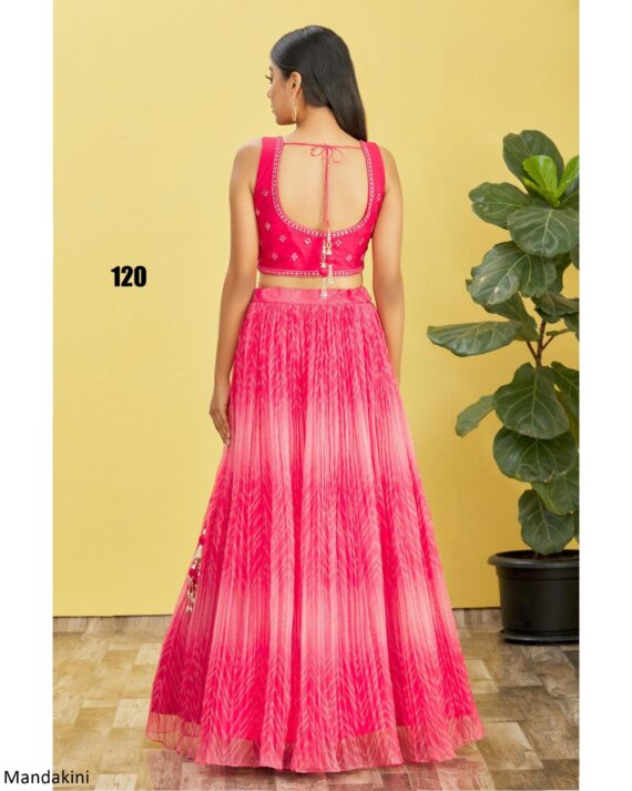 Beautiful Party Wear Embroidery Semi Stitched Different Colours Of Lehenga Choli For Women's By Ethnicrang